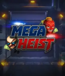 Get ready for the action-packed world of the Mega Heist game by Relax Gaming, showcasing comedic characters ready to undertake a big score. This image portrays the excitement of the heist with its striking logo and a shadowy vault backdrop. Ideal for fans of heist movies, delivering a gripping gaming experience. 